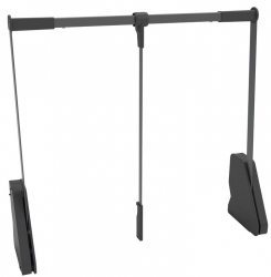 Гардеробный лифт-пантограф CONERO 985-1168 мм 12 кг черный Hafele